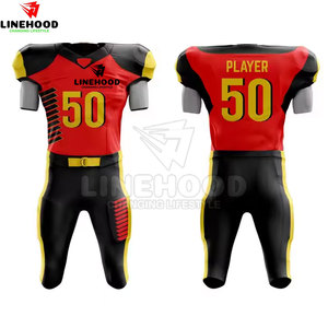 Uniforme de football américain personnalisé à manches courtes du fabricant de l'usine - Product Image 1