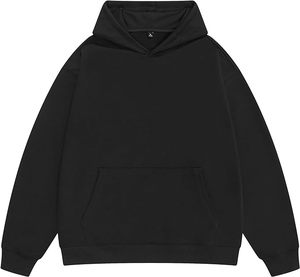 Unisex Premium Oversized Heavy Weight Cotton Fleece Breathable Eco-Friendly Hoodie Drop Shoulder Sportswear Pocket Embroidered - Product Image 3