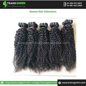 ที่ดีที่สุดประสิทธิภาพ100% ดิบที่ยังไม่ได้เวอร์จินอินเดียวัดหยักศกผม Remy มนุษย์ส่วนขยายสำหรับขาย - Product Image 2