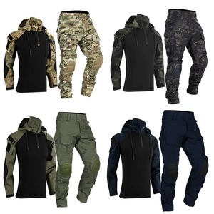 Conjunto de Chaqueta de Trabajo Bomery para Hombre, Unisex, Otoño, Gruesa, Impermeable, de Piel de Tiburón, con Cierre de Cremallera, Camuflaje Táctico de Combate - Product Image 2