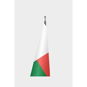 Drapeau officiel de Madagascar personnalisé 3x5 pieds pour intérieur, techniques d'impression numérique, matériaux en aluminium, coton, plastique, soie avec logo personnalisé - Product Image 3