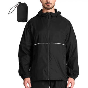 Veste coupe-vent pour homme, veste de pluie d'extérieur, légère, pliable, anti-UV, veste de pluie pour homme - Product Image 2