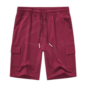 Pantalones Cortos Cargo de Pana para Hombre, Estilo Urbano, 100% Algodón, Multibolsillos, Casuales, Diseño Sólido, Impermeables, Personalizados OEM - Product Image 1