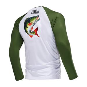 Top venta Rash Guard sublimación impresión Digital pesca Jersey camisas con estilo usa secado rápido manga larga pesca camisa hombres - Product Image 3
