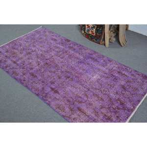 พรมหลัง3.2x6ft สไตล์ตุรกีวินเทจผ้าวูลสี่เหลี่ยมผืนผ้างานปะต่อด้วยมือสำหรับห้องนั่งเล่นห้องนอนวัยรุ่น - Product Image 4