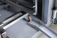 Refroidisseur rapide commercial Kolice à 15 plateaux avec chariot -40°C ° F |   Congélateur à choc en acier inoxydable 615L, 2700W, 220V