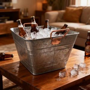 Hielera de Acero Inoxidable de Gran Capacidad, Enfriador de Vino, Porta Champán para Fiestas, Bares, Restaurantes y Celebraciones - Product Image 2