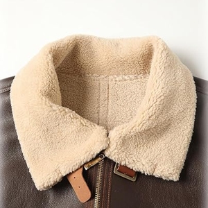 Nouveau 2025 vente chaude vestes en cuir décontractées pour hommes manteau en cuir personnalisé veste d'hiver pour hommes - Product Image 6