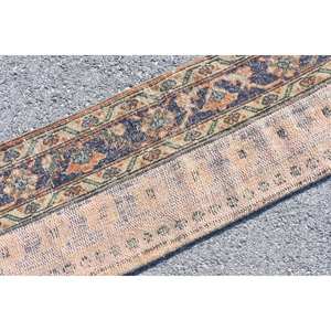 Tapis turc Kilim Vintage 1.3 X 3.2ft marron Beige Patchwork Design tapis de jute en laine tissée plate pour adolescent Rectangle couloir Latex - Product Image 5