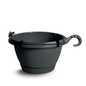 RESPANA W 4L. Vaso da fiori, dimensioni (mm) 208x208x125, colore antracite - Product Image 2