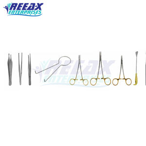 Juego de instrumentos de cirugía plástica de buena calidad de 12 instrumentos quirúrgicos de blefaroplastia de REEAX ENTERPRISES - Product Image 3