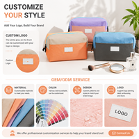 Grande trousse de maquillage de voyage en PU, organiseur de cosmétiques, trousse de toilette étanche, sac de rangement portable pour femmes