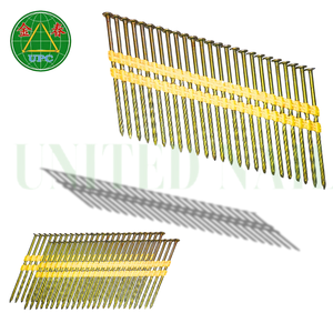 Clavos de tira de plástico de 3 ", vástago de acero liso/tornillo, revestimiento amarillo, precios competitivos directamente, fábrica de Vietnam para enmarcar proyectos - Product Image 6