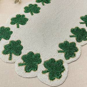 Luxury Handmade <b>Beaded</b> Non-Slip Table <b>Placemat</b> - Product Image 4