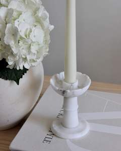 Fabricant de confiance, porte-bougie en marbre léger pour la décoration d'événements, adapté aux mariages, aux fêtes et aux célébrations - Product Image 6