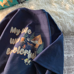 Camisetas extragrandes cómodas y suaves para hombre de alta calidad a la venta logotipo personalizado camisa extragrande más vendida - Product Image 3