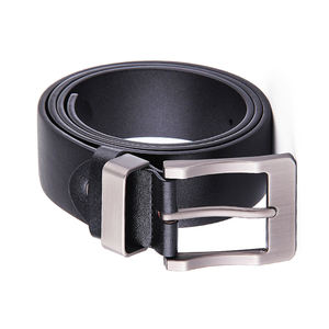 Cinturón Formal de Cuero Genuino para Hombre con Hebilla de Latón y Patrón Floral, Ligero y Duradero, Personalizable - Product Image 4