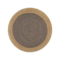 New Design Outdoor Jute Rug Door Mats Eco-Friendly Handmade Natural Jute Braided Embroidered Carpet Floor Mat From Bangladesh