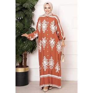 Vestido Hijab de viscosa abotonado - Product Image 5