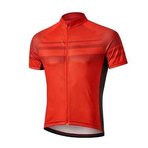 Camiseta de Ciclismo Personalizada al por Mayor para Hombre y Mujer, Tejido de Poliéster Transpirable, Manga Corta, Camiseta Profesional para Ciclismo - Product Image 6