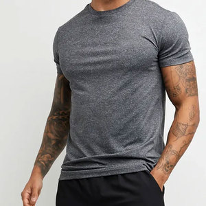 เสื้อยืดออกกำลังกายผ้าสแปนเด็กซ์ผ้าฝ้ายพิมพ์ลายสำหรับผู้ชาย - Product Image 2