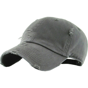 Custom Logo Soft Breathable Top Vintage Distressed Acid Wash unisex, Polyester/cotton Sports <b>Hats</b> Plain Custom Baseball <b>hats</b> - Product Image 1