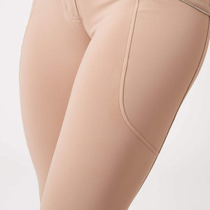 Jodhpurs et culottes d'équitation pour femmes de couleur personnalisée culottes d'équitation en polyester Spandex de quantité minimale de commande basse avec étiquette de marque privée - Product Image 5