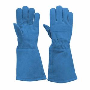 Gants de soudage en cuir de vachette fendu de qualité industrielle, protection des mains, haute performance, résistants à l'abrasion, usage intensif - Product Image 2