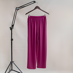 Miyu, pantalones informales de longitud completa para mujer, cómodos, holgados, transpirables, antiarrugas, Material de poliéster, diseño de moda - Product Image 1