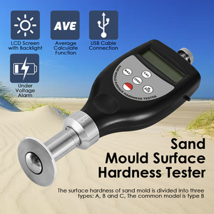 Probador de dureza de superficie de molde de arena de mano de alto rendimiento 10-90H tipo A B C Indicador de bajo voltaje para fundición de arena de molde húmedo - Product Image 2