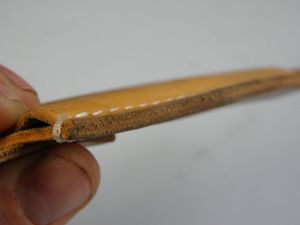 Funda para Cuchillo de aventura hecha a medida, funda para herramienta de supervivencia de piel de vaca WOK con componente de prevención de pérdidas de 5L, características tácticas - Product Image 6