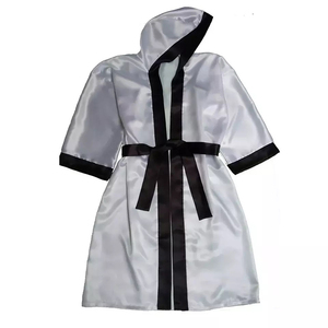 Batas de boxeo 2025 Fighting Body Building Venta superior Material fresco Diseña tu propio vestido de boxeo de Venta caliente - Product Image 3