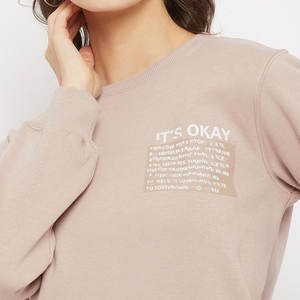 Sweat ras du cou à double tricot pour femme-Confortable et élégant, pour une tenue décontractée quotidienne et des activités de plein air - Product Image 4