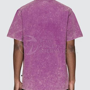 T-shirt vintage délavé à l'acide pour homme avec logo personnalisé, t-shirt épais délavé à l'acide pour homme 2026 fabriqué au Pakistan - Product Image 3