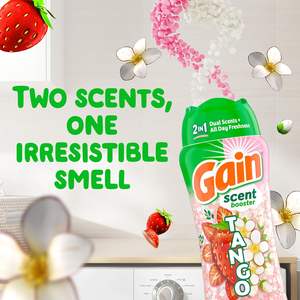 Perlas Aromatizantes para Lavandería Gain Tango 2 en 1, Aroma a Fresa y Karité, 21.1 oz, Perlas para Lavandería con Doble Aroma Plus - Product Image 1