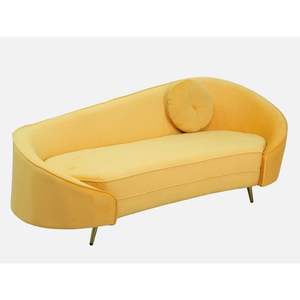 Beato Modern Velvet <b>Chaise</b> <b>Lounge</b> for Comfort and Style for Living Room - Product Image 3