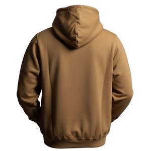 Sweat à capuche en molleton de coton lourd pour homme, motif graphique marron, poche kangourou, sweat à capuche décontracté, streetwear - Product Image 2