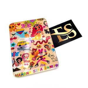 Azulejo de pestañas sostenible recién llegado, personaliza el color y los diseños, azulejos de pestañas acrílicas, placa para hacer pestañas, azulejo magnético - Product Image 1