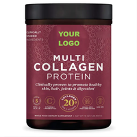 Poudre de protéines multi-collagène anti-âge cliniquement prouvée pour favoriser la santé de la peau, des cheveux, des articulations et de la digestion