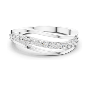 Bague élégante pour femme avec diamant de laboratoire de 0,225 carats, clarté VVS-VS EF, or 18 carats, 14 carats, 10 carats et argent 925, rose, jaune, blanc - Product Image 1