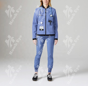 Uniforme médical de haute qualité à manches courtes gommages femmes et hommes uniforme d'hôpital costume d'infirmière médicale - Product Image 2