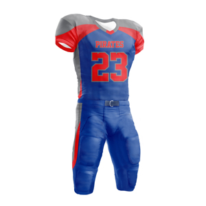 Uniforme de Fútbol Americano para Hombre de Poliéster Sublimado de Alta Calidad, Personalizado, al por Mayor, MOQ Bajo, Transpirable, Talla Grande - Product Image 1