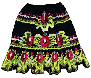 กระโปรงโพลินีเชียนแบบลำลองของผู้หญิงกระโปรงเย็บปักลายสไตล์ฮาวาย - Product Image 3