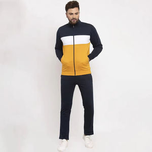 Último diseño personalizado hombres Slim Fit apilado chándal hombres chándal hecho a medida hombres Jogging traje con logotipo personalizado - Product Image 3
