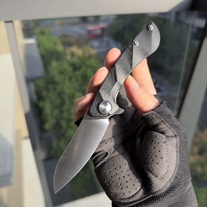 Crea tu cuchillo personalizado cuchillo plegable elegante mango G11 en bajo MOQ fabricación de cuchillos - Product Image 4