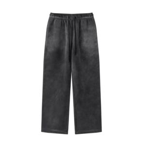 Winter Essentials Straight Wide Leg Sweatpants Soft 350gsm Fleece <b>Lined</b> Joggers Customized Logo - Product Image 6