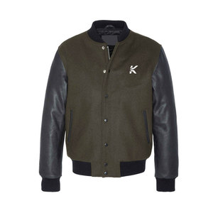 Premium Lettermen Jacket for Men Stylish Casual Stand Collar Front Logo Eco-Friendly Breathable Winter Warm Daily Wear - Product Image 1