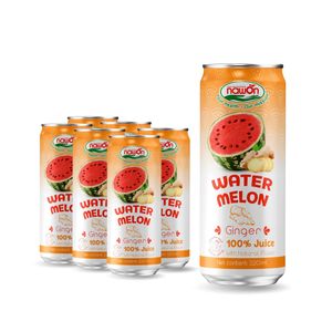 Jugo de Sandía y Jengibre Tropical Nawon 320 ml, 100% Puro Sabor Natural, Listo para Beber, Bebida en Lata, Proveedor Mayorista - Product Image 2