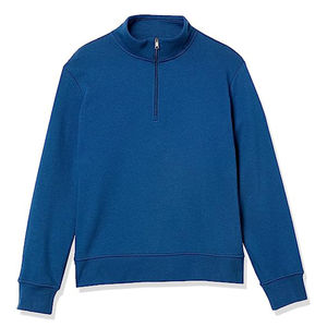 Venta al por mayor personalizada deportes 1/2 media cremallera sin capucha sudadera de lana para hombres personalizado bordado moda sudadera 2026 - Product Image 6