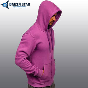 Sudaderas con Cremallera para Hombre, Color Sólido, 100% Algodón, Felpa, Corte Regular, Invierno, Casual, Servicio OEM, Digital, Ecológico, 500 Gramos - Product Image 5